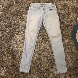 Hollister super skinny jeans blue